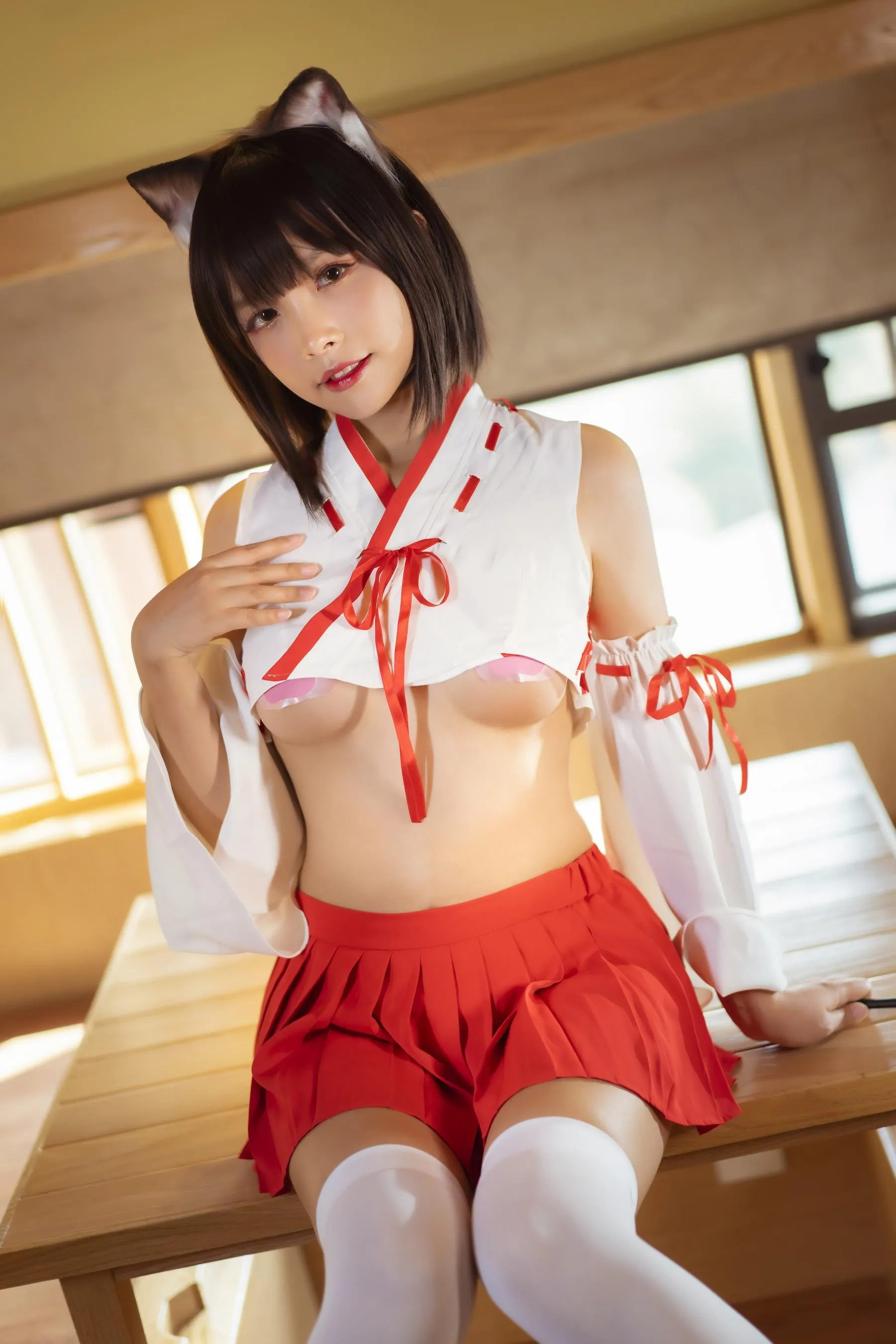 Neko-薇薇 – NO.03 巫女 [30P]插图4
